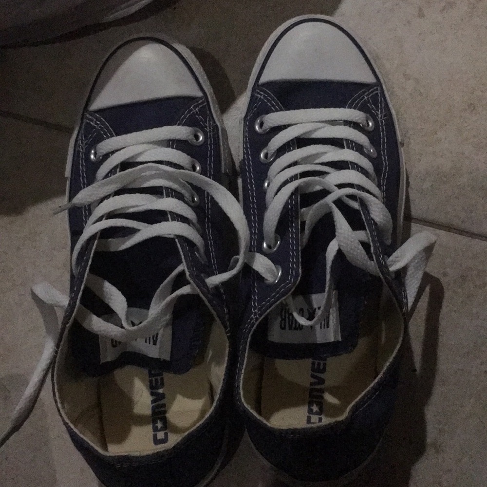 Blue converse